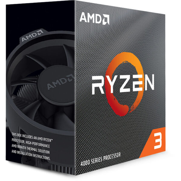 Box4 AMD Ryzen 3 4100 BOX4 CPU cores,8 threads3.8GHz,4MB L3,65W – Computer ...